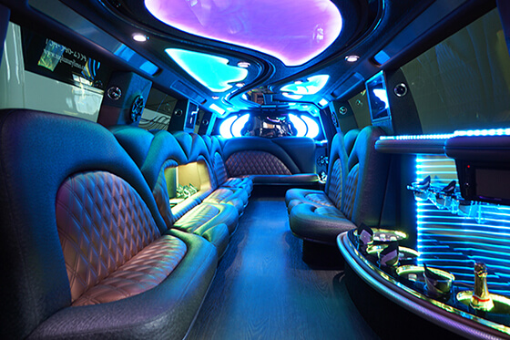 Limo leather seats