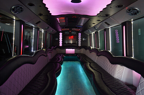 limo bus stereo systems