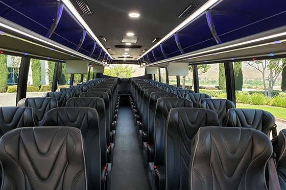 Bus reclining seats